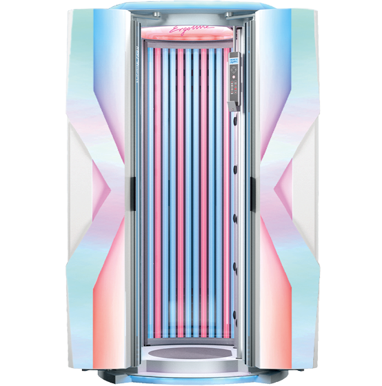 Sunbed booths sunrise 7200 hybrid machine.