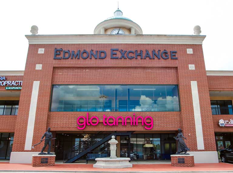 Glo tanning Edmond Exchange location.