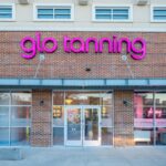 Glo tanning Kettering store location front view.