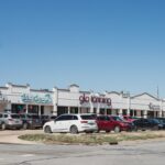 Parking lot of glo tanning lawton location.