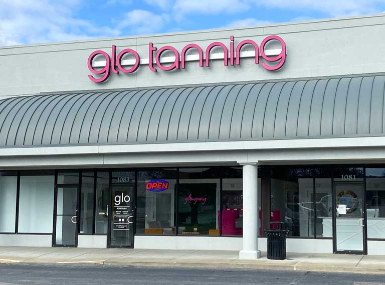St charles glo tanning salon view.